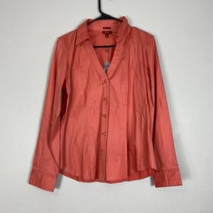 NWT Talbots Button Down Dress Shirt Size 12
